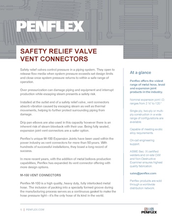 Thumbnail for Safety Relief Valve Vent Connectors